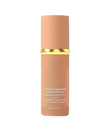 Self-Adjusting Foundation 30ml 4-in-1 SPF 50 Tinted Foundation | Makeup for Oily Sensitive Mature Skin Types - Evening Date Dance Running Hiking