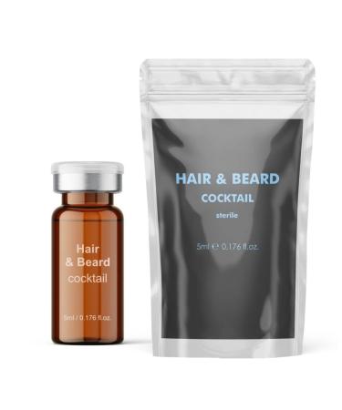 BB Shine Hair & Beard Cocktail 5ml - Sterile Microneedling Serum for Hair & Beard Growth | Made in EU | Stimulates Hair Growth | Dermared Serum for At-Home Use - Buy Online on GoSupps.com
