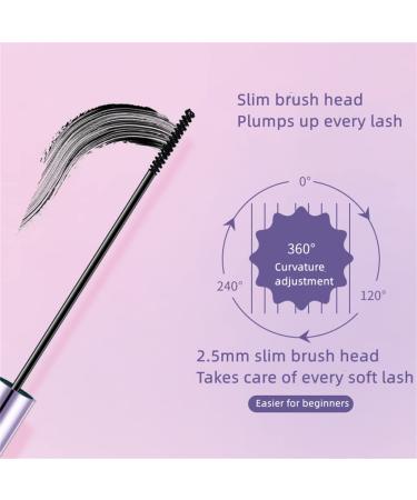 Small Brush Waterproof Mascara for Fine Short Eyelashes - Voluminous & Long-Lasting - Smudge-Proof Black (1 Pcs) - Buy Online on GoSupps.com