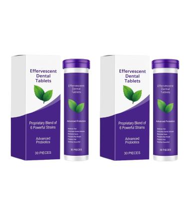 Breath Freshening Toothpaste Tablets - Gentle Gum Care Stain Removal Teeth Whitening & Travel-Friendly(2PCS)