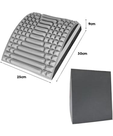 Kipida 2-in-1 Neck & Back Stretcher | At-Home Pain Relief Device for Neck & Back Pain - Gray - Buy Online on GoSupps.com