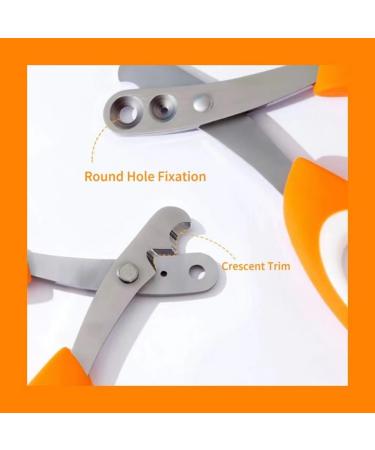 Airfish Cat Nail Clippers Stainless Steel Cat Claw Clipper Professional Pet Nail Clippers with Non-Slip Handles Easy at Home Grooming for Kittens Rabbits Hamsters Birds and Other Small Animals - Buy Online on GoSupps.com