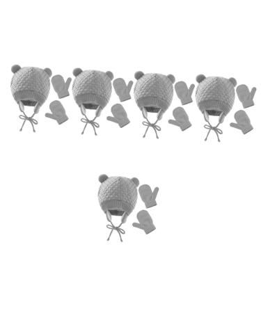 Aboofan 5 sentences Children's hat Winter helmets Hats for children newborn warm hat knitted hats winter knit cap winter hat for children hat baby windproof cotton winter items