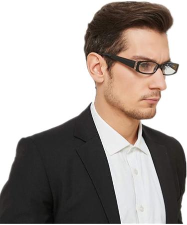 5 Pack Spring Hinge Rectangular Reading Glasses 2.5x - Fashion Quality Readers for Men and Women - Buy Online on GoSupps.com