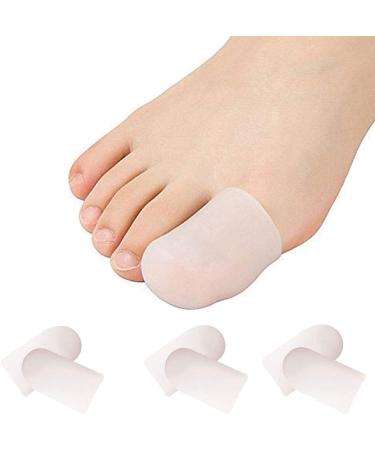 PEDIMEND Silicone Gel Big Toe Cap for Ingrown Toe Nail Relief - Prevent Corns/Blisters - Men and Women Foot Care (3 Pairs - 6pcs) - Buy Online on GoSupps.com