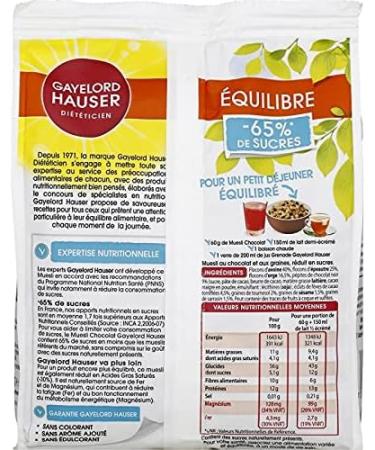 GAYELORD HAUSER - Vitality Muesli Reduced Sugar 375G - Pack of 4 - Special Offer - Buy Online on GoSupps.com