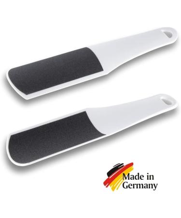 Double Foot File Callus Remover - BOW White Pedicure Tool for Smooth Feet | International Shipping Available - Buy Online on GoSupps.com