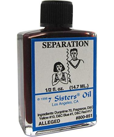 7 Sisters of New Orleans Perfumed Anointing Oil - Separation 1/2oz