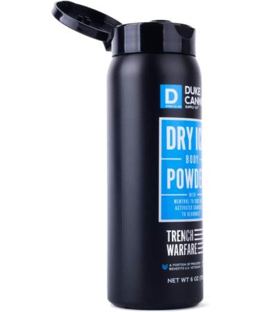 Duke Cannon Dry Ice Body Powder 6 oz. 1 pk - Stay Dry and Fresh All Day! - Buy Online on GoSupps.com