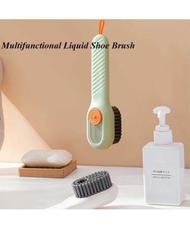 2 in 1 Multifunction Cleaning Brush Cleaning Brush with Soap Dispenser 2024 New Liquid Filled Laundry Brush Soap Dispenser Brush Suitable for Home Cleaning (B-Green) - Buy Online on GoSupps.com