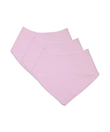Royal Icon Baby Bandana Bibs - Stylish and Functional Baby Dribble Bibs 0-6 months - Soft and Absorbent Baby bibs 0-6 months - Perfect for Newborn Boys and Girls Bibs Set of 3/6 /12Pc 3 x Pink