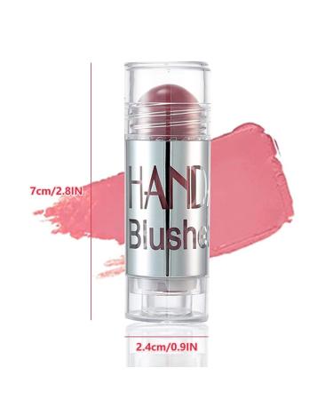 Blush Stick - Long-lasting Waterproof Face Highlighting Cream for Cheeks Eyes & Lips | Natural Smooth Blossom 04# - Buy Online on GoSupps.com