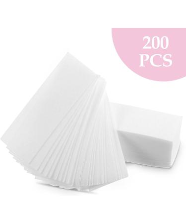 Kit d' pilation professionnelle Lot de 200 bandes d' pilation la cire grande taille pour jambes poitrine et sourcils 200 unit (Lot de 1) - Buy Online on GoSupps.com