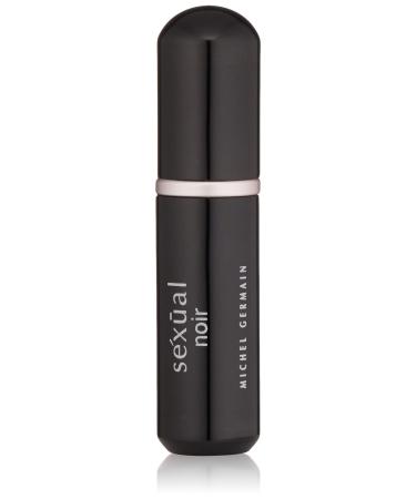 Michel Germain Sexual Noir Eau de Parfum Fragrance Spray Top Notes of Strawberries Mandarin and Lime Long-Lasting Warm Floral & Sensual Gift for Her 0.15 Fl Oz (Pack of 1)