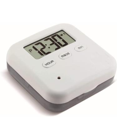 Automatic Pill Dispenser Zeerkeer Electronic Pill Timer-Reminder-Dispenser 5 Times a Day Electronic Timing Portable Daily Drug Storage Box Drug Organizer Case with Reminder (Grey) - Buy Online on GoSupps.com