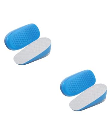Mobestech 2 Pairs Insole Heel Lift Inserts Shoe Lifts for Height Half Elevator Height Lifting Height Lift Pad Shoe Lift Inserts Orthopedic Heel Lift Half Shoes Inserts Care Net