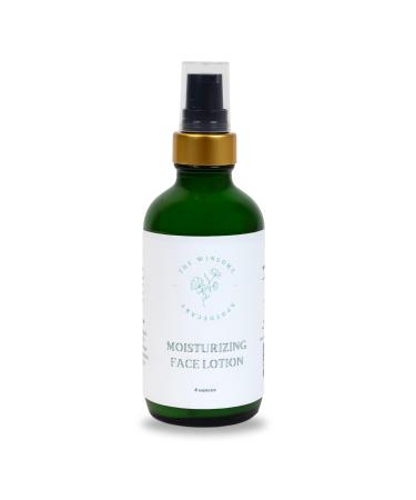 Natural Face Lotion with Soothing Evening Primrose Oil - Lightweight Face Moisturizer for Dry and Sensitive Skin - Vegan Organic Skin Care