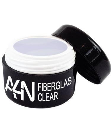 aktive4Nails fiberglass modeling gel with fiberglass strips extremely stable (CLEAR 50ml)