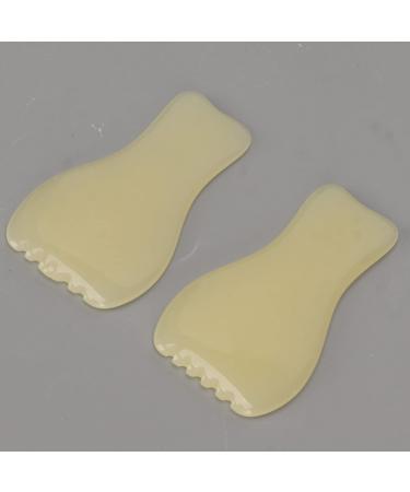 2-Part Gua Sha Plate Set for Facial Contouring & Relaxation - International Shipping Available - Buy Online on GoSupps.com