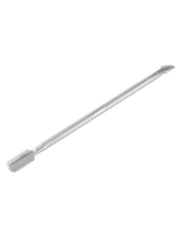 New Stainless Steel Cuticle Nail Pusher Spoon Remover Manicure Pedicure 1pcs Portable Metal Nail Trimmer Manicure Silver