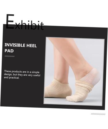 NOLITOY Height Increasing Insoles for Men & Women - Breathable Heel Cups for Pain Relief | Transparent Heightening Insoles 13x8cm - Buy Online on GoSupps.com