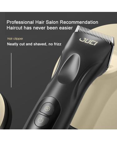 JUCI Family Hair Salon Professional Rechargeable Hair Clipper - Dual-Purpose & LCD Display (White) - Best International Shipping - Buy Online on GoSupps.com