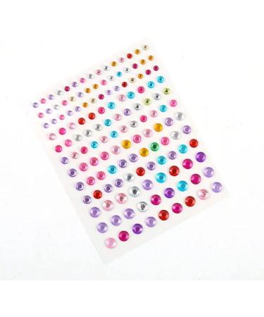 688 Pcs Rhinestone Stickers - Self-Adhesive 3D Bling Crystal Gems for Body, Face, Eyes, Nails - Festival Rave Makeup & Stage Show Glitter Stickers - Buy Online on GoSupps.com