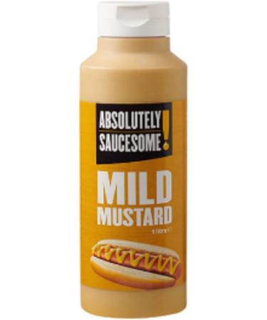 Mild Mustard 1L Absolutely Saucesome Restaurant Quality ideal for home use. Absolutely Saucesome - Buy Online on GoSupps.com
