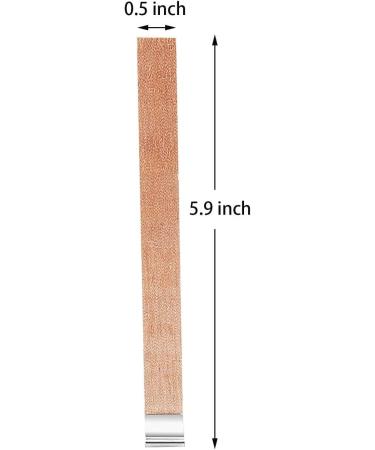 100pcs 0.5x5.9 Inch Wood Candle Wicks for Candles Making - Crackling Wooden Wicks - 50 Sets - Buy Online on GoSupps.com