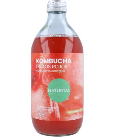  Naturitas 6 x 500ml Multi-Flavour Kombuchas | Naturitas Essentials | Vegan | Gluten Free | No Pasteurisation | BIO-ECO - Buy Online on GoSupps.com
