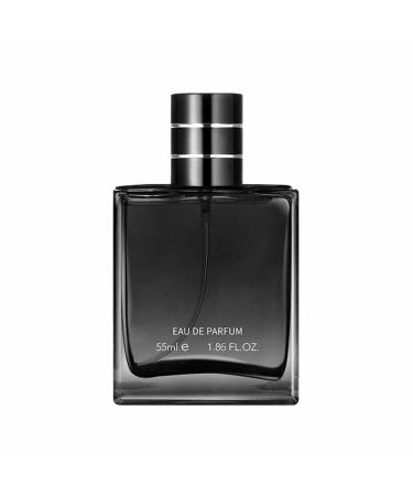 VEFSU Travel Gentleman Men's Perfume 55ml Spray Lasting Fragrance Long Lasting (Black One Size) 1 Fl Oz (Pack of 1) Black