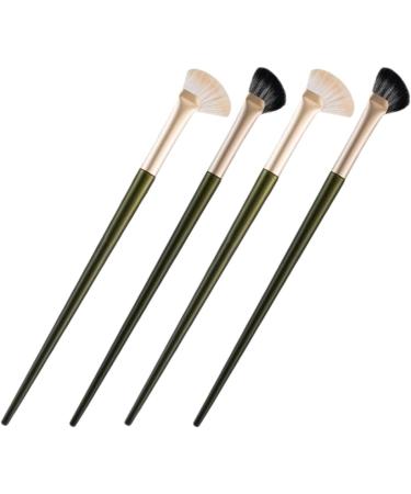 FOMIYES 16 Pcs Nose Shadow Brush Eyeshadow Contour Brush Angled Brush Eye Shadow Brush Wooden Handle 17.4x1cmx4pcs Assorted Colorx4pcs - Buy Online on GoSupps.com