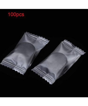 100 Pcs Disposable Facial Sheets - Bamboo Charcoal Fiber Compressed Paper for Skin Care - Individually Wrapped DIY Facial Masks - Buy Online on GoSupps.com