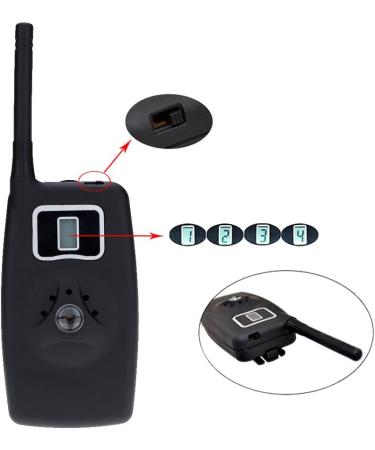 LIXADA Wireless Digital Fishing Alarm Set - LED Display 4 Gears + Recipients Portable Case - International Shipping Available - Buy Online on GoSupps.com