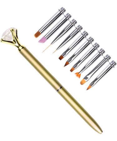 Beaupretty Stripes Set nail decoration brush nail nail brush nail nail painting brush nail brush nail drawng brush kit de manicura liner Para U as 19.5*10cm Golden - Buy Online on GoSupps.com