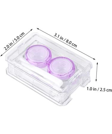 Solustre 6-Pack Mini Container Set for Colored Contact Lenses - Tweezers Cleaning Case Solution and Mirror Box | Shop Internationally - Buy Online on GoSupps.com