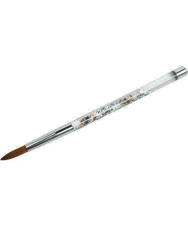 Sunmeit 1Pc Rose Gold Kolinsky Sable Acrylic Nail Brush with Liquid Flow Glitter Nail Art Brush for Nail Art Tool 12 - Buy Online on GoSupps.com