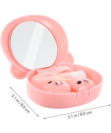 Solustre 8 STK Contact Lens Case Portable Travel Set with Mirror Eye Care Holder for Lenses Ideal for International Shipping - Buy Online on GoSupps.com
