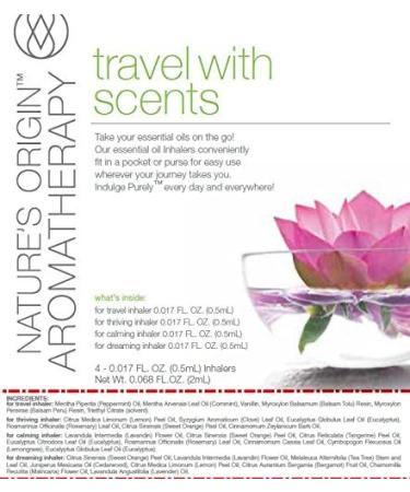 Nature s Origin Aromatherapy Travel Kit - Essential Scents for Relaxation | International Shipping Available - Buy Online on GoSupps.com