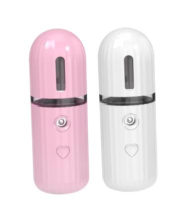 Beatifufu 2pcs Moisturizing Sprayer Humidifier Moisturizing Handy Mist Sprayer Face Moisturizing Plating
