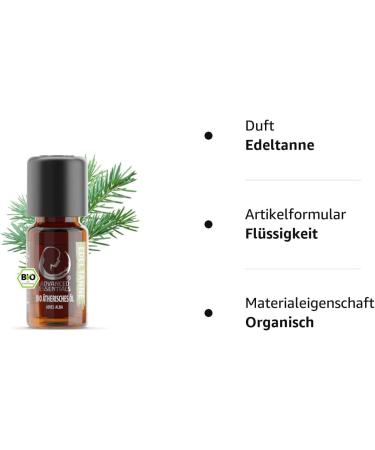 Organic Fir Oil Essential Oil (Abies Alba) Wild Growth Edel Fir & Pine Needle Oil from Bulgaria | 10ml - Premium Quality - Buy Online on GoSupps.com