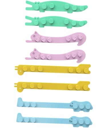 CLISPEED 8pcs Clothes Rack Rope Buckle Tab | Durable & Versatile Closet Organizer | International Shipping Available - Buy Online on GoSupps.com