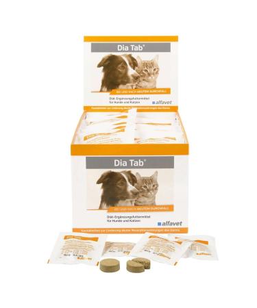 Alfavet slide tab 60 x 5.5g diet supplementary feed for dogs and cats chewing tablets against diarrhea vomit 60 x 5.5 g single - Buy Online on GoSupps.com