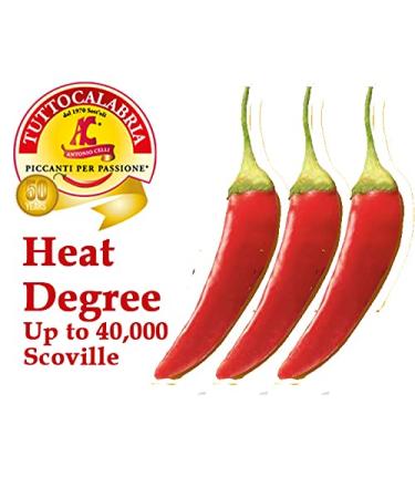 TuttoCalabria Whole Calabrian Chili Peppers in Oil 33.5 oz - Authentic Non-GMO Product of Italy - Buy Online on GoSupps.com
