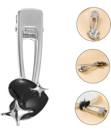 minkissy Hair Accessories Hair Clips Hair Toppers Hair Accessories for Girls Hair Pin Heart Barrettes Small Hair Barrettes Star Clips Hair Clamps Student Metal Heart-shaped Hairpin - Buy Online on GoSupps.com