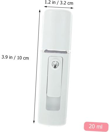 Didiseaon Face Mist Sprayer Handheld Face Sprayer Facial Water Sprayer Face Sprayer Tool Skin Care Sprayer Mini Facial Sprayer Face Humidifier Moisturizing White Beauty Instrument medium White - Buy Online on GoSupps.com