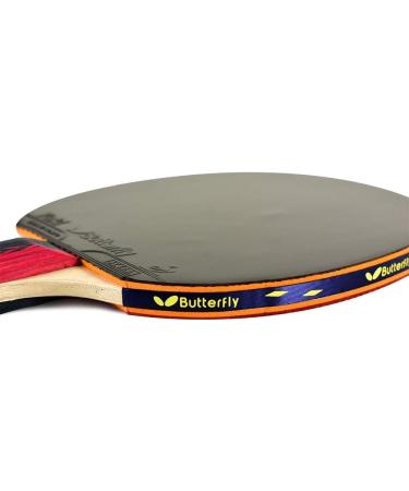 Butterfly B303FL Shakehand Table Tennis Racket China Series Set - Ideal for Beginners - Smooth & Pips-Out Rubber - Includes Case - Buy Online on GoSupps.com