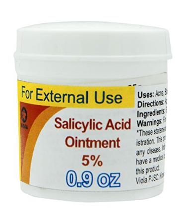 Salicylic Acid Ointment 25g/0.9 Oz (5% Ointment) 0.88 Ounce (Pack of 1)