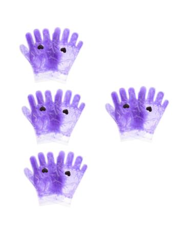 Beaupretty 4 Pairs Hand Wax Set Foot Wax Set Hand Feet Wax Cover Paraffin Bags Wax Warming Cover Sheer Gloves Heated Mittens Heated Gloves Moisturizing Gel Gloves Whitening Gel Repair Piguet