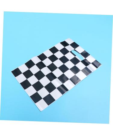 ABOOFAN 50pcs Checkered Candy Bags Checkered Gift Bags Car Theme Party Bags Black and White Candy Bags Black and White Goodie Bags Race Car Goodie Bags Race Car Candy Bags Passion Decorate Black White 25.5X16.3cm - Buy Online on GoSupps.com
